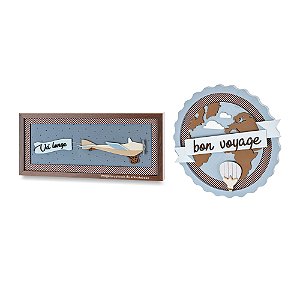 Kit Com 2 Quadros Decorativos Para Quarto de Bebê - Voar - 95050