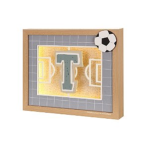 Quadro de Luz Inicial Personalizável - Futebichos - 104503 - Personalizado
