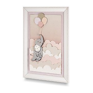 Quadro Avulso Decorativo G Elefante - Meu Mundo - 106023