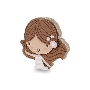 Enfeite Decorativo De Prateleira Infantil Menina - Meu Mundo - 106033