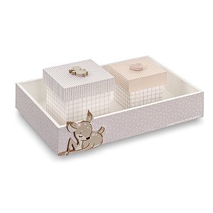 Kit Higiene Bebê Decorativo - Meu Mundo - 106052