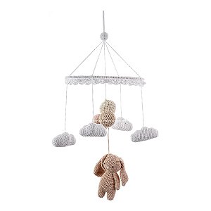 Móbile Amigurumi Decorativo Nuvens - Meu Mundo - 106110