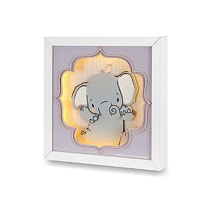 Quadro De Luz Elefante Decorativo - Meu Mundo - 106500
