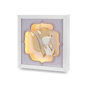 Quadro De Luz Decorativo Abraço - Meu Mundo - 106502