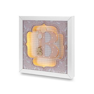 Quadro De Luz Inicial Personalizável - Meu Mundo - 106503 - Personalizado