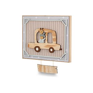 Quadro Porta-Maternidade Decorativo Caminhão - Transportes - 108020 - Personalizado