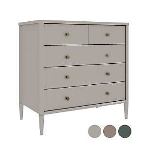 Cômoda Sora 5 Gavetas - Cores