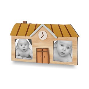 Porta-Retrato Infantil Casinha Para Decoração De Quarto De Bebê - Transportes - 108071
