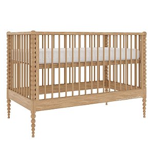 Berço Art Que Vira Mini Berço E Mini Cama - Madeira Caramelo