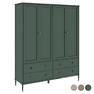 Guarda-Roupa Art - 4 Portas - Cores