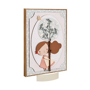 Porta Maternidade Com Plaquinha Personalizàvel - Margaridas - 112020 - Personalizado