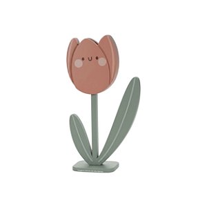 Enfeite Decorativo Infantil De Prateleira Tulipa - Margaridas - 112032