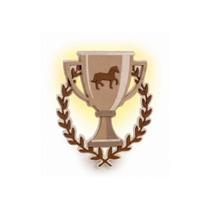 Luminária De Parede Decorativa Infantil Troféu - Cavalos - 113143