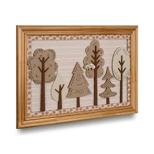 Quadro Infantil Decorativo Floresta G - Bichos Baby II - 114023