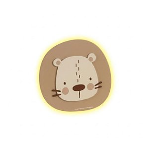Luminária Infantil Decorativa De Parede Leão - Bichos Baby II - 114142