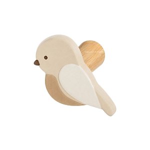 Cabideiro Decorativo Infantil Unitário Pássaro - Bichos Baby II - 114122