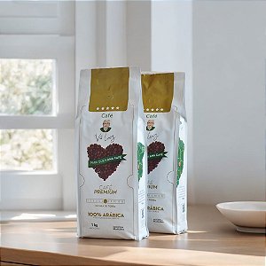 Kit Café em Grãos Premium | 2 Embalagens de 1 Kg