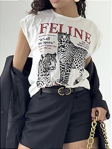 Shorts Saia Preto Elegante