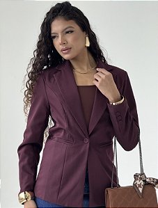 Blazer Vinho Elegante