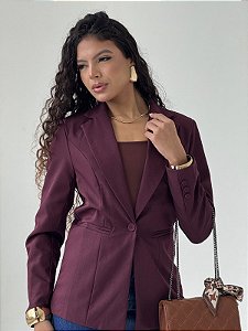 Blazer Vinho Elegante