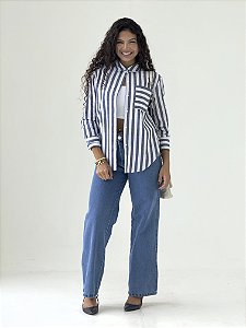 Camisa Listrada Casual