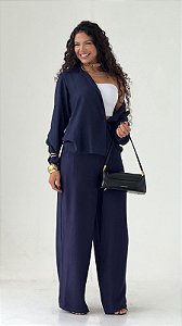 Conjunto Elegante Azul Marinho