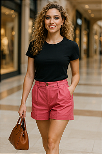 Shorts Rosa Casual