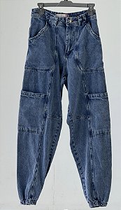 Calça Jeans Cargo Jeans