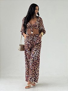Conjunto Estampado Animal Print
