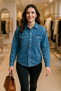 Jaqueta Jeans Clássica