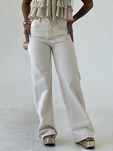 Calça Jeans Wide Leg