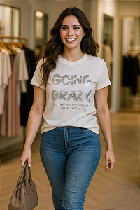 Camiseta Casual Estampada