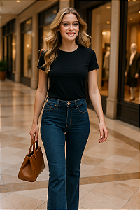 Calça Jeans Flare Omikron