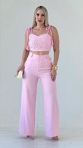 Conjunto Rosa Trançado