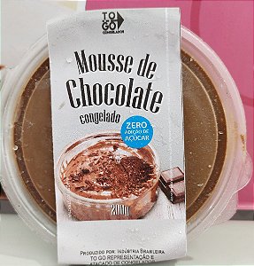 Mousse de Chocolate Zero Açúcar