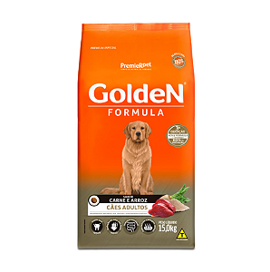 Ração Golden Fórmula Cães Adultos Carne 15Kg