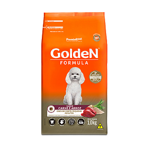 Ração Golden Fórmula Cães Adultos Carne 1Kg