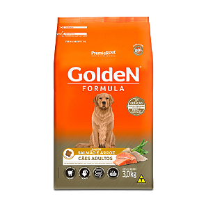 Ração Golden Fórmula Cães Adultos Salmão 3Kg