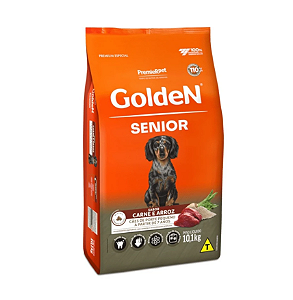 Ração Golden Fórmula Cães Sênior Mini Bits Carne 1Kg