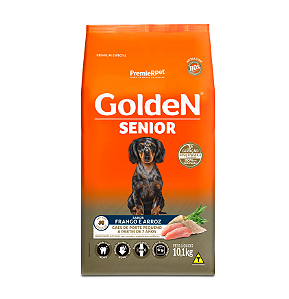 Ração Golden Fórmula Cães Sênior Mini Bits Frango 10,1Kg