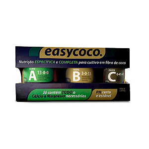 Kit EasyCoco - Fertilizantes completos para cultivo em Coco 2,27kg