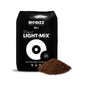 SUBSTRATO ORGANICO SPHAGNO E PERLITA LIGHT MIX BIOBIZZ 50L