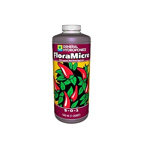 FloraMicro 5-0-1 946ml General Hydroponics - Fertilizante base Micronutrientes