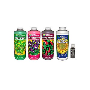 Kit Floraseries e Liquid KoolBloom 946ml + Rapid Start 30ml - General Hydroponics