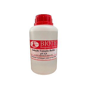 Solução Tampão Buffer - pH 4.00 - 500ml - BIOTEC