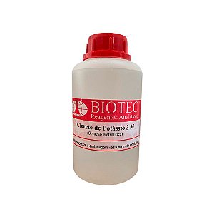 Cloreto de Potássio 3M (Eletrolitica) 500ml - BIOTEC