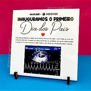 Azulejo Meu primeiro dia dos Pais