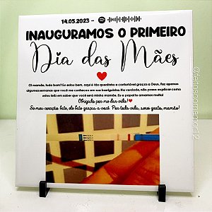 Azulejo Meu primeiro dia das Mães