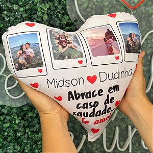 Almofada personalizada Coração