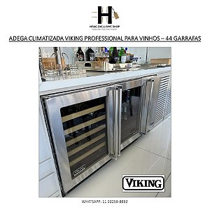 ADEGA CLIMATIZADA VIKING PROFESSIONAL PARA VINHOS – 44 GARRAFAS